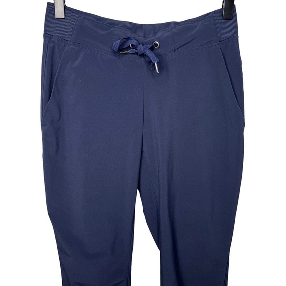 Athleta Midtown Pull On Jogger Pants Navy Blue Size 0 Travel Pants 353676 - Picture 3 of 10